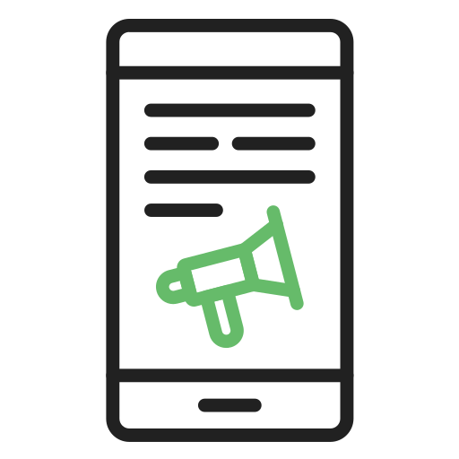 mobiles marketing Generic Outline Color icon