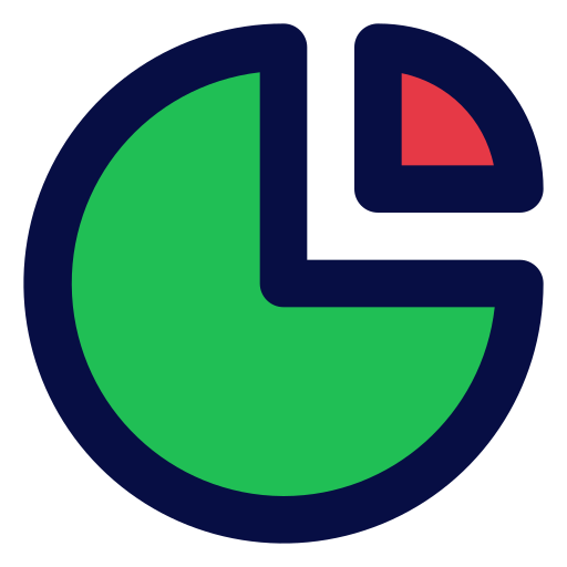 파이 카트 Generic Outline Color icon