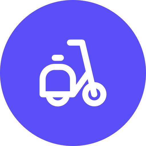 Scooter Generic Circular icon