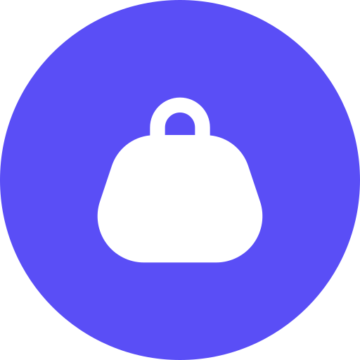 Shopping bag Generic Circular icon