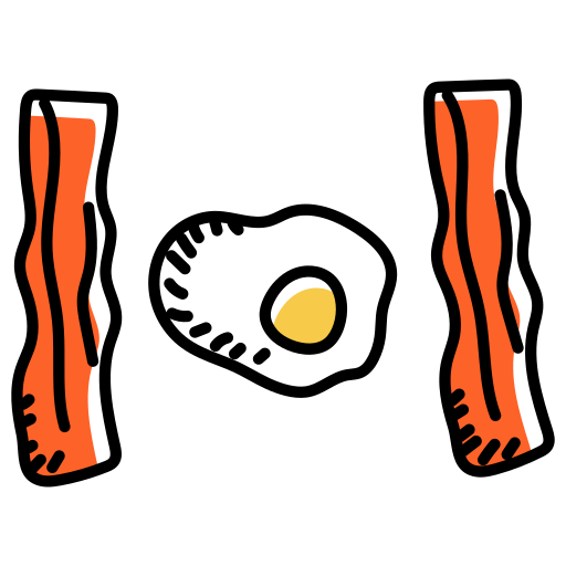 bacon Generic Hand Drawn Color Icône