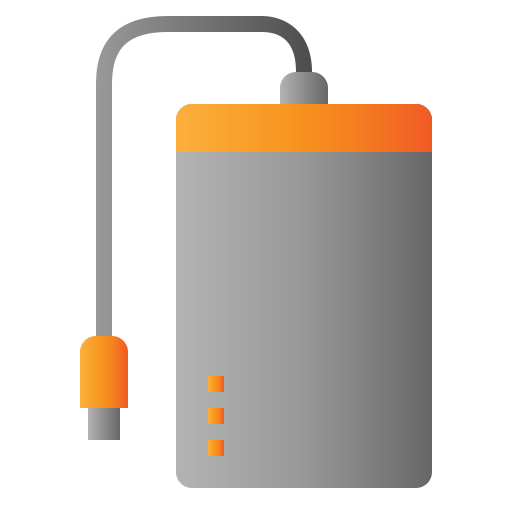 powerbank Generic Flat Gradient icon