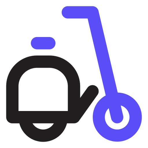 Scooter Generic Outline Color icon