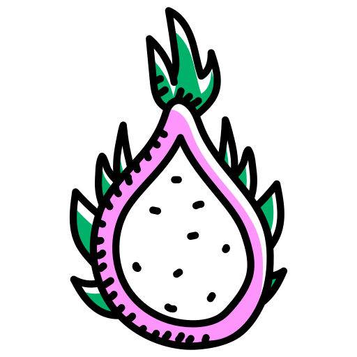 drakenfruit Generic Hand Drawn Color icoon