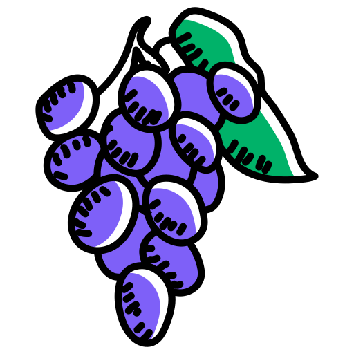 winogrona Generic Hand Drawn Color ikona