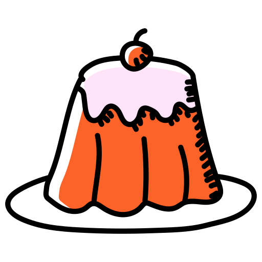 Pudding Generic Hand Drawn Color icon