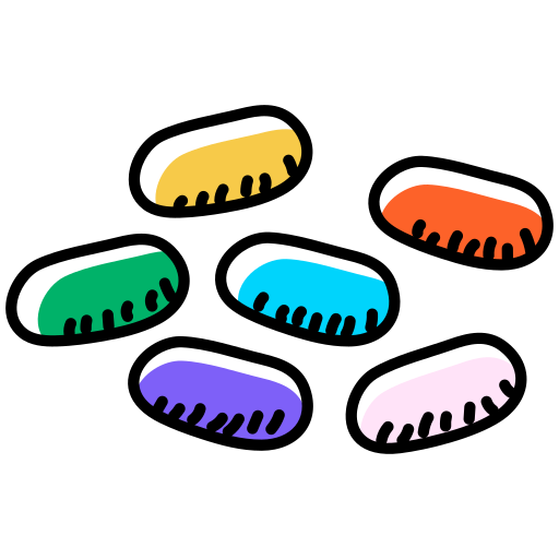 frijolitos confitados Generic Hand Drawn Color icono