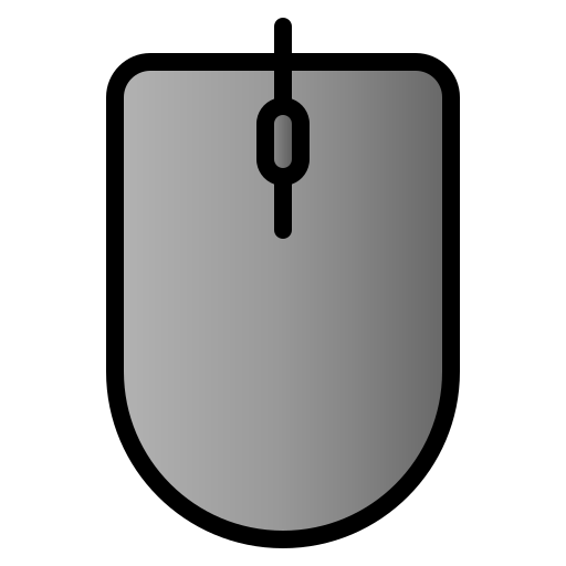 mouse del computer Generic Outline Gradient icona