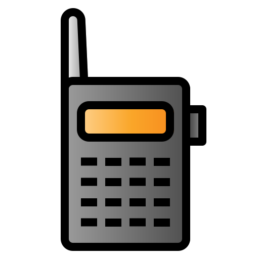 walkie talkie Generic Outline Gradient icono