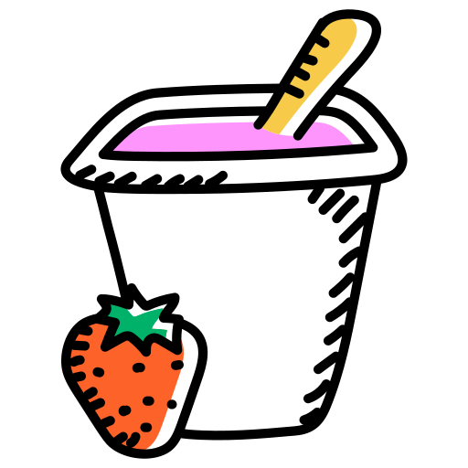 jogurt Generic Hand Drawn Color ikona