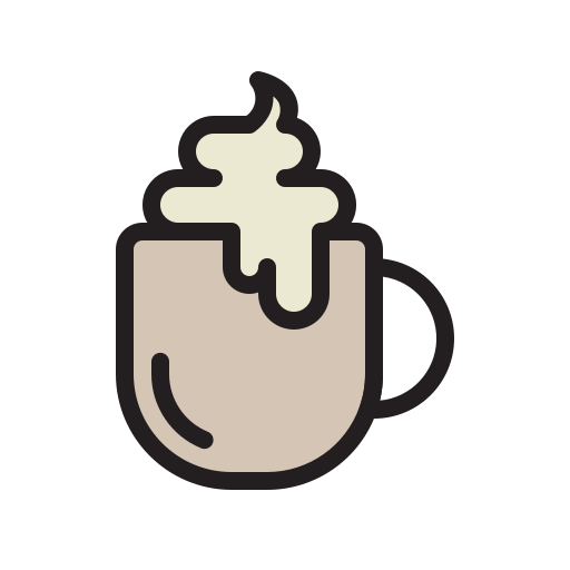 cappuccino Generic Outline Color icona