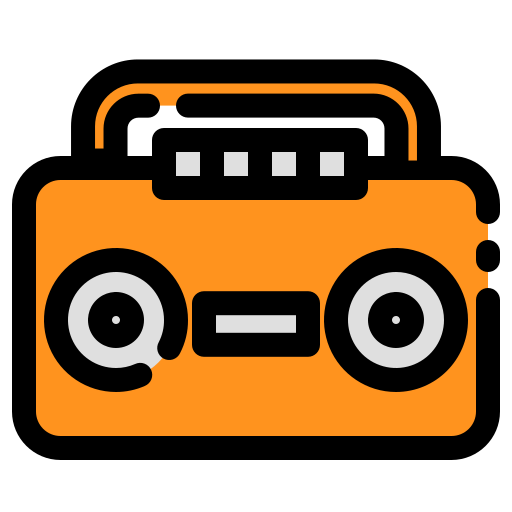 radio Generic Outline Color icon