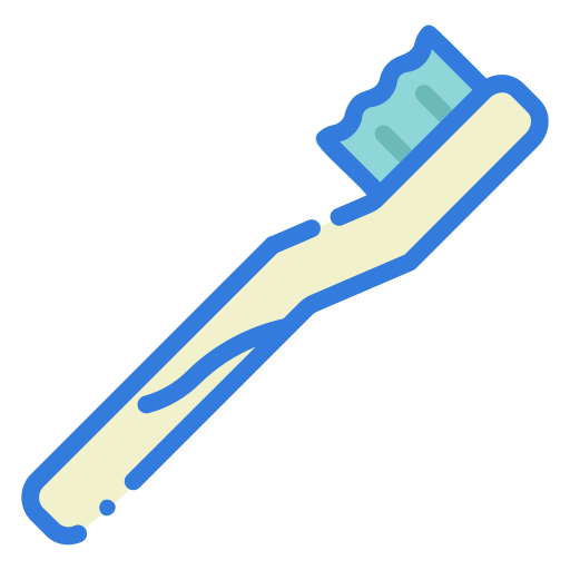 歯ブラシ Generic Outline Color icon