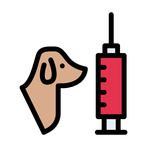 Veterinary Vector Stall Lineal Color icon