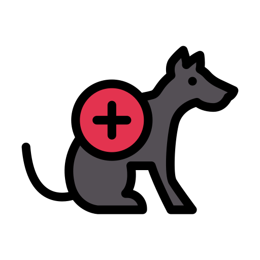 Veterinary Vector Stall Lineal Color icon