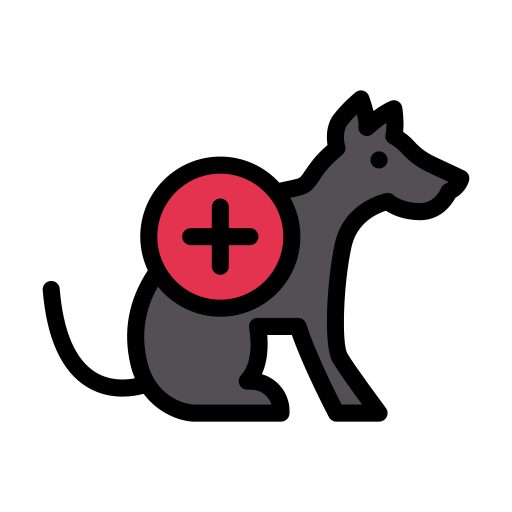 veterinär Vector Stall Lineal Color icon