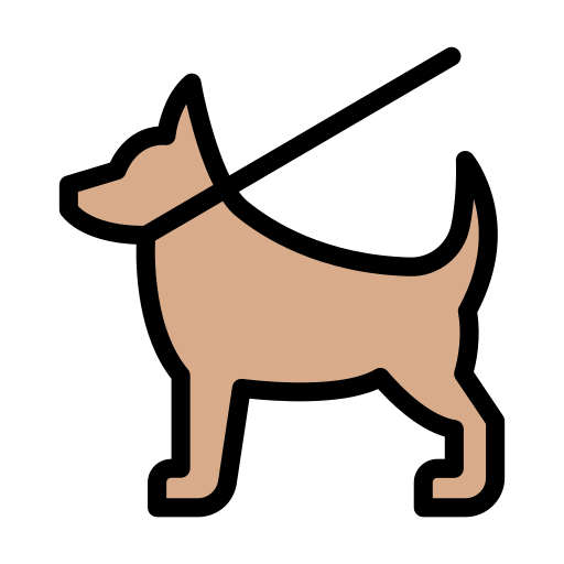 mascota Vector Stall Lineal Color icono