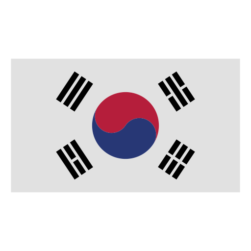 zuid-korea Generic Flat icoon