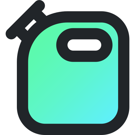 Petrol Generic Outline Gradient icon