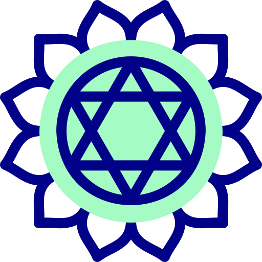 anahata Detailed Mixed Lineal color icono