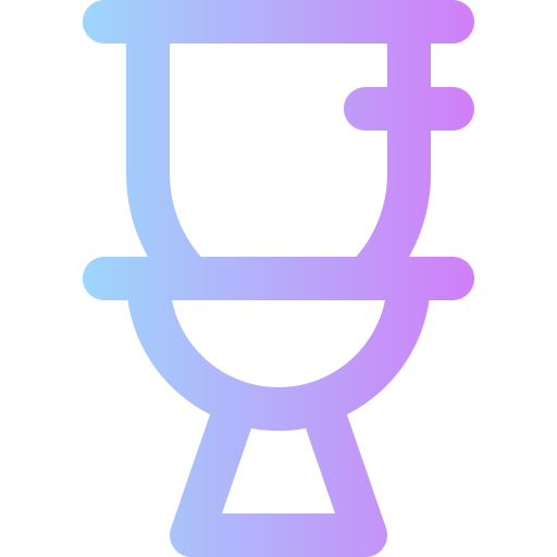 トイレ Super Basic Rounded Gradient icon