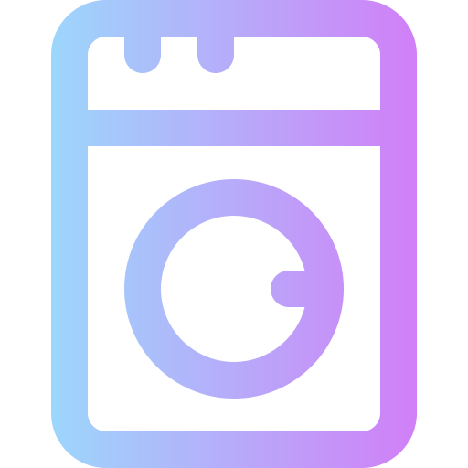 세탁기 Super Basic Rounded Gradient icon