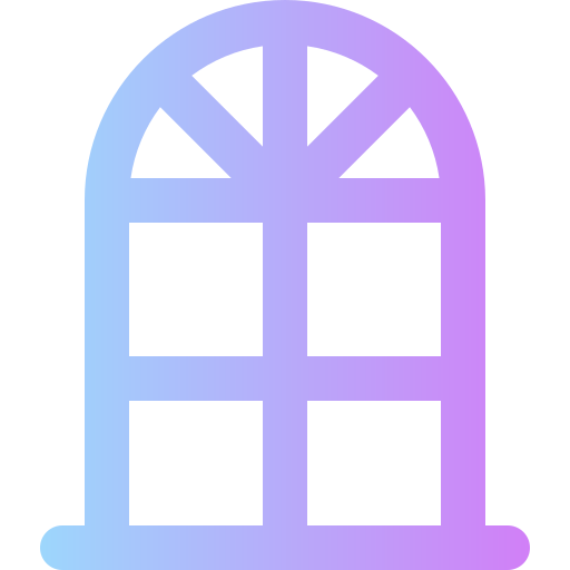 Window Super Basic Rounded Gradient icon