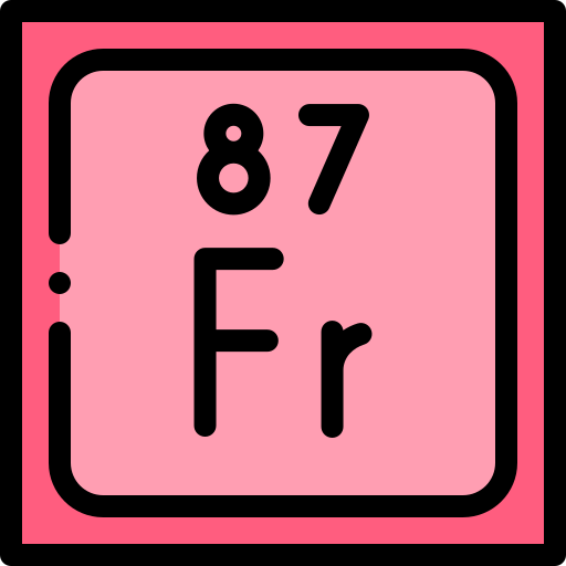 francium Detailed Rounded Lineal color icon