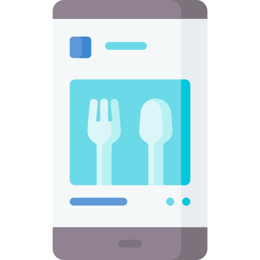 aplikacja do jedzenia Special Flat ikona