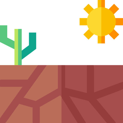 가뭄 Basic Straight Flat icon