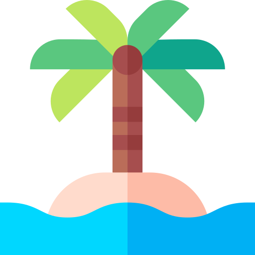eiland Basic Straight Flat icoon