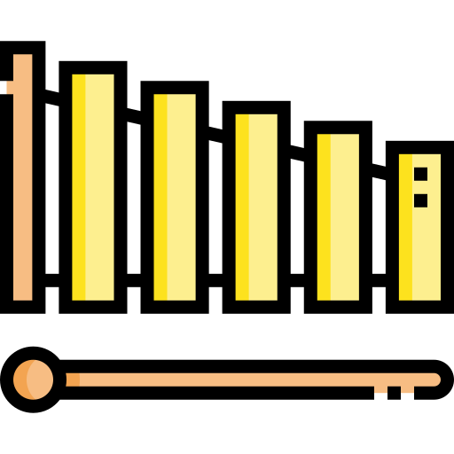 xylophon Detailed Straight Lineal color icon