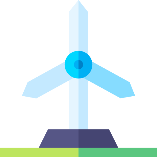 windmühle Basic Straight Flat icon