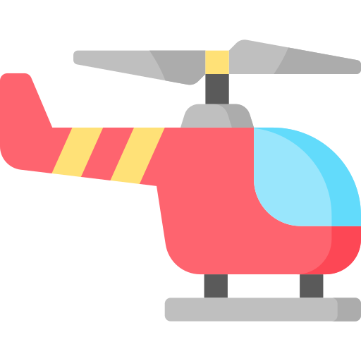 hélicoptère Special Flat Icône