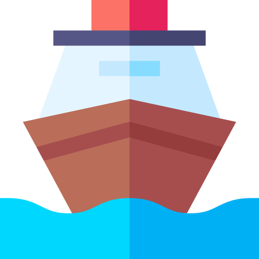 Ship Basic Straight Flat icon