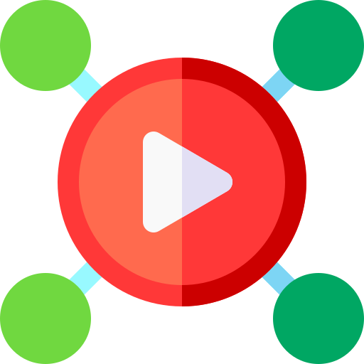 Video Basic Rounded Flat icon