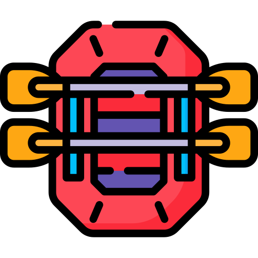 rafting Special Lineal color icon