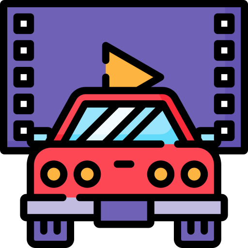 Drive in Special Lineal color icon