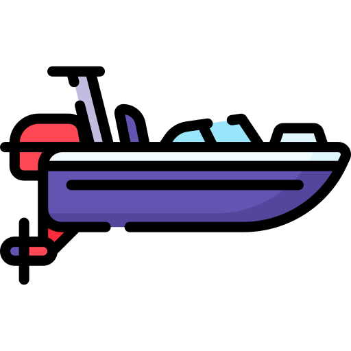 bateau à moteur Special Lineal color Icône