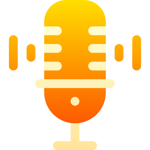 Microphone Basic Gradient Gradient icon