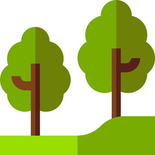 Деревья Basic Straight Flat иконка