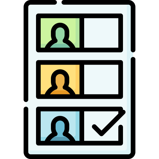 abstimmung Special Lineal color icon