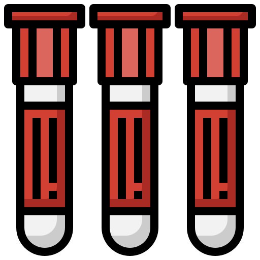 próbka krwi Surang Lineal Color ikona