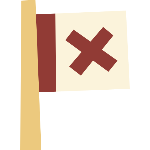 flaga Cartoon Flat ikona