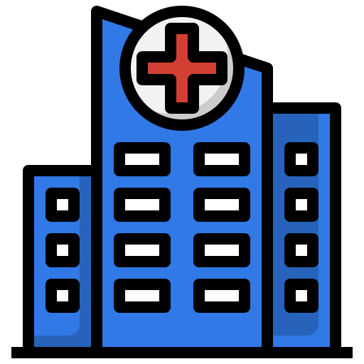 krankenhaus Surang Lineal Color icon