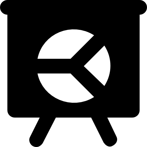 gráfico circular Prosymbols Solid icono