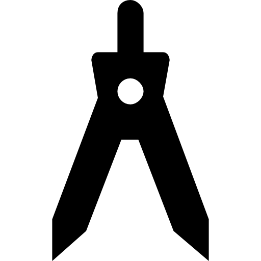 brújula Prosymbols Solid icono
