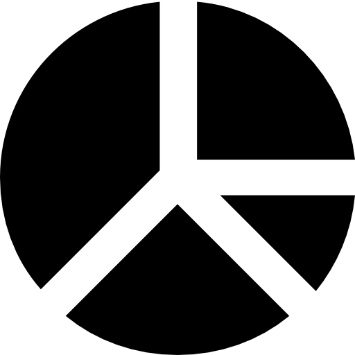 円グラフ Prosymbols Solid icon