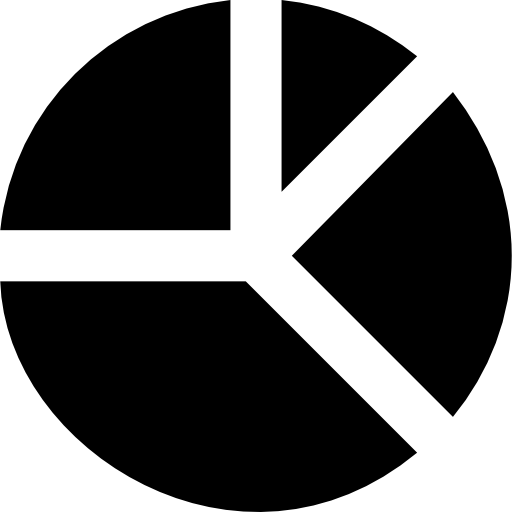 cirkeldiagram Prosymbols Solid icoon