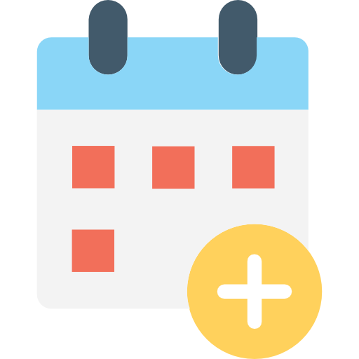 kalender Flat Color Flat icon